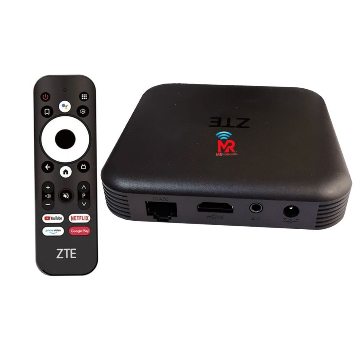 ZTE - TV BOX ANDROID TV 4K ULTRA HD ZTE 2GB+8GB WIFI Y RJ45
