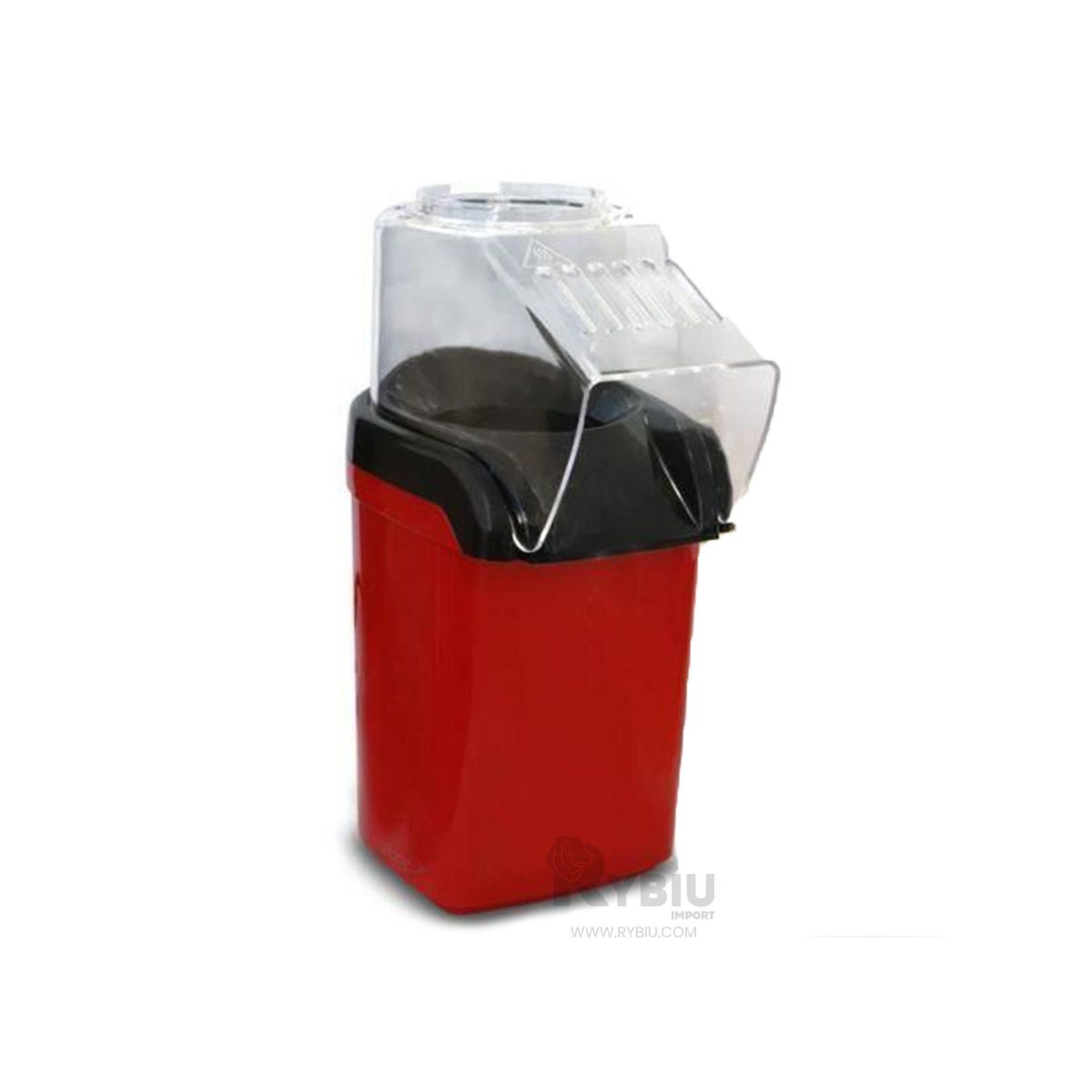 RYBIU IMPORT - Artefacto para Cocinar Pop Corn de Rojo Y+Regalo Stickers