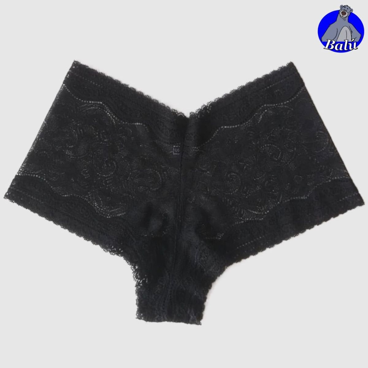 GENERICO - Bóxer cachetero de encaje colombiano PACK 2 unidades