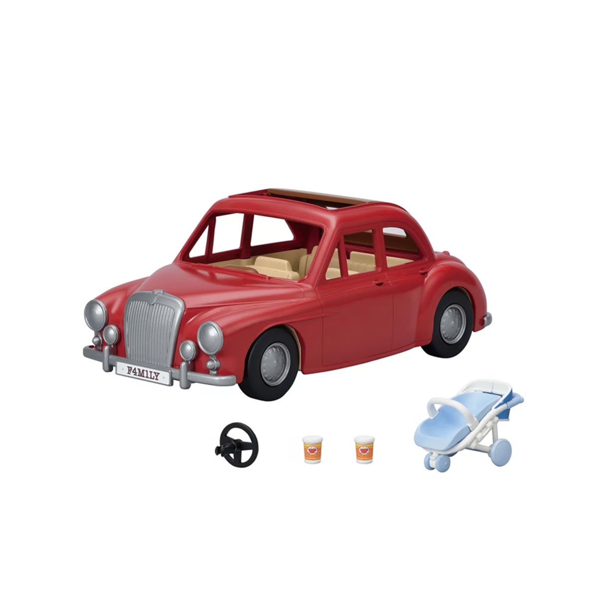 SYLVANIAN FAMILIES - Sylvanian Calico Critters Auto Rojo de Crucero Familiar