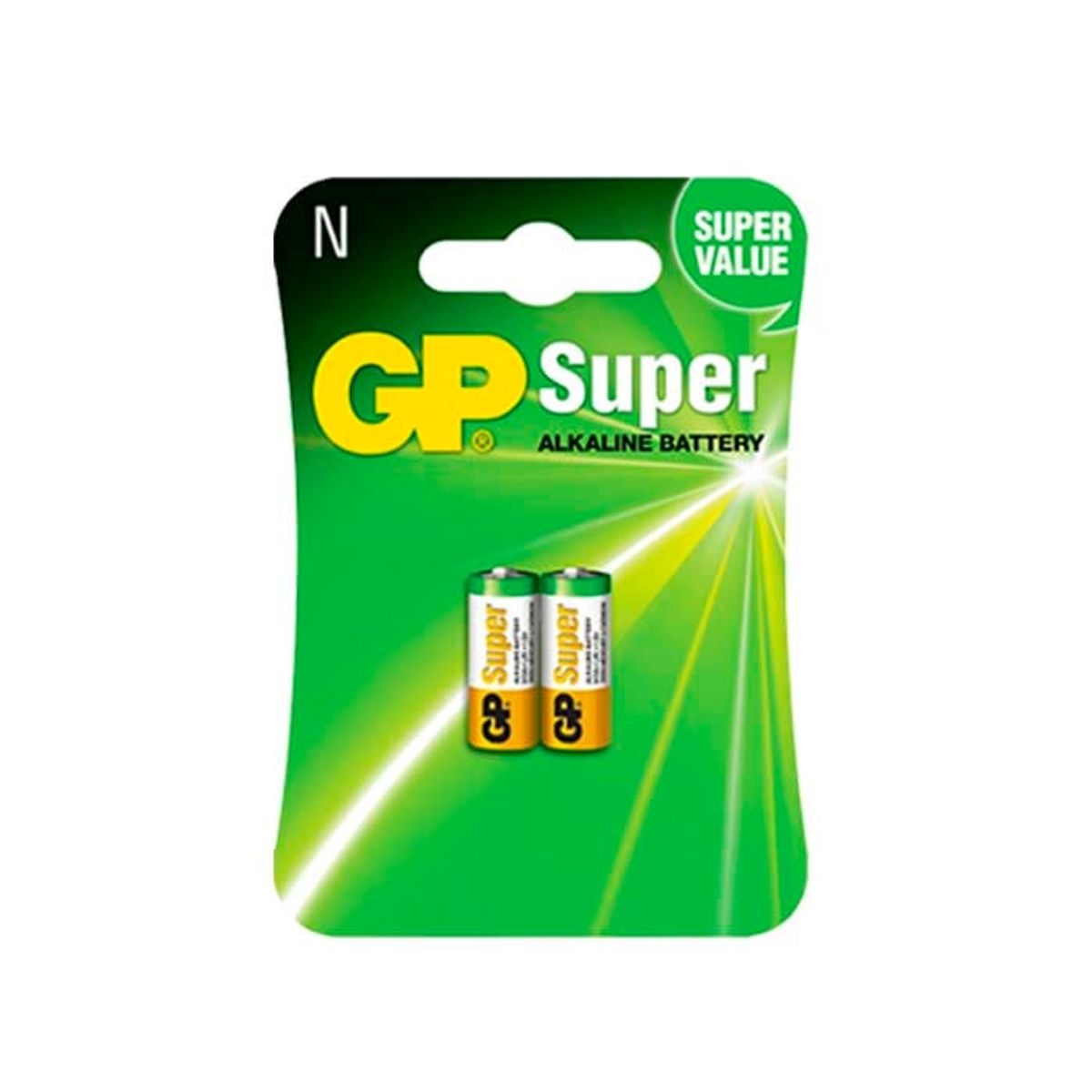 GENERICO - GP PILA ALCALINA N / LR1 / E90 – 1.5V – PACK x 2 UNID.
