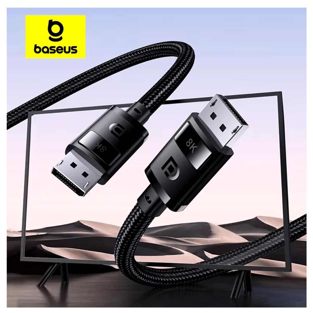 BASEUS - Cable DP A DP BASEUS DisplayPort 8K Full HD 5 METROS BS-OH145