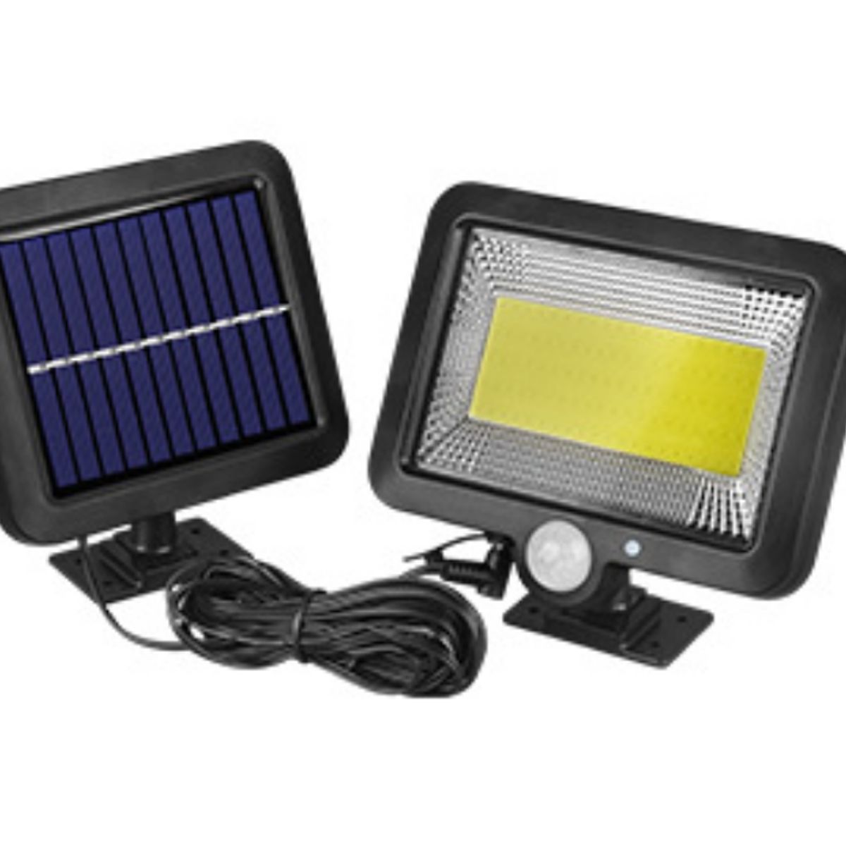 SEISA - Mini reflector con panel solar para jardín