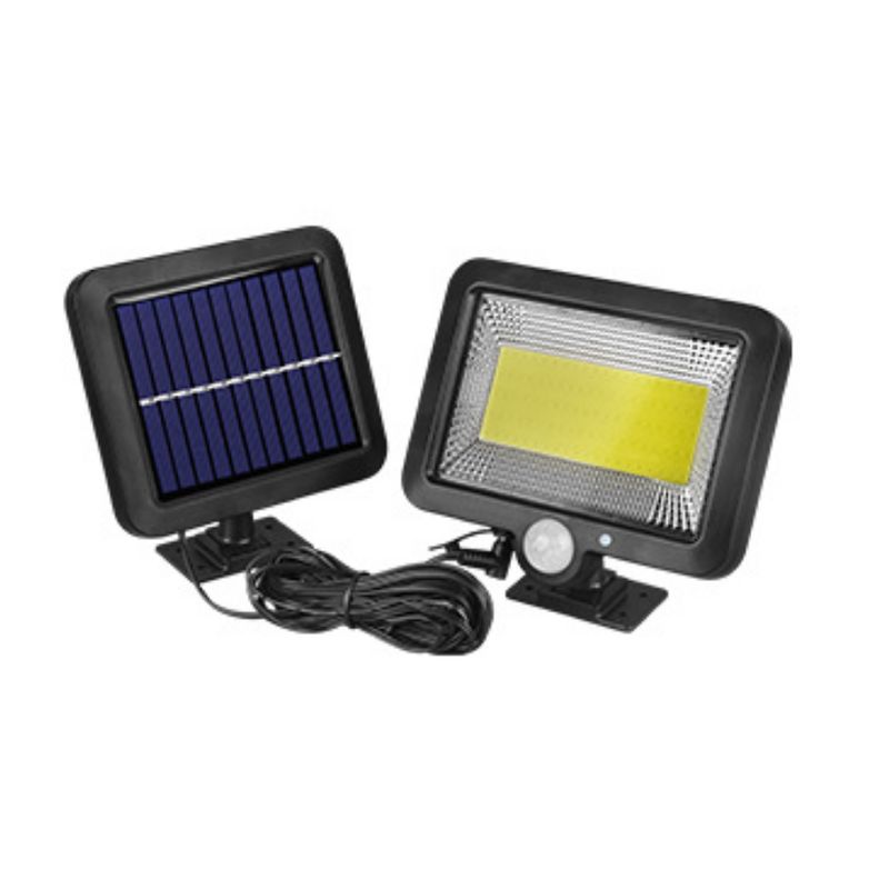 SEISA - Mini reflector con panel solar para jardín