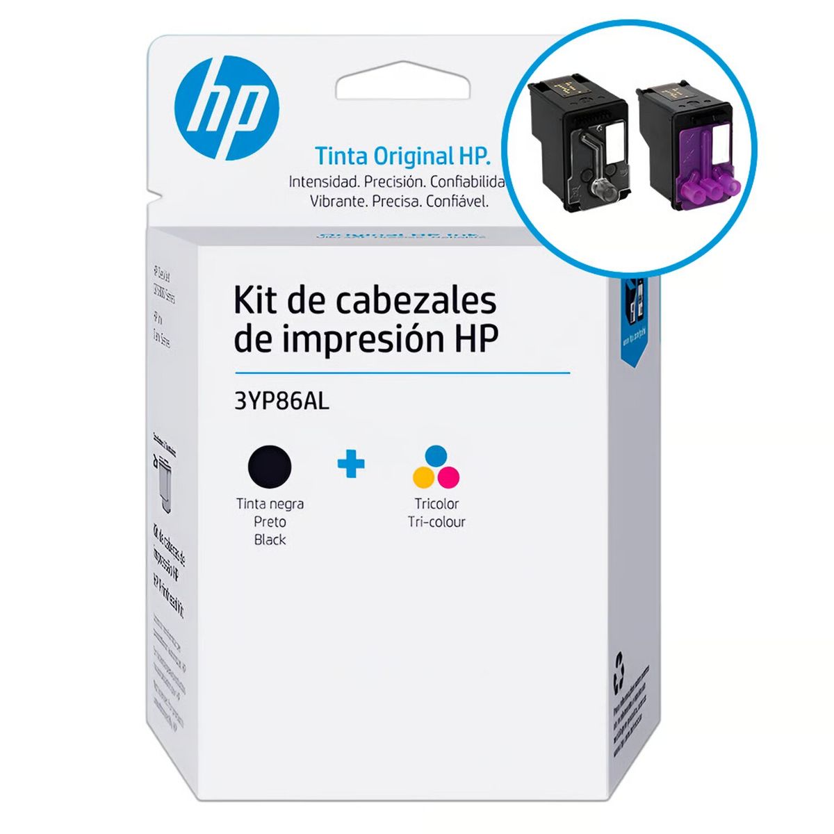 HP - KIT DE CABEZAL HP 3YP86AL Tank 115 315 415 Negro y Tricolor