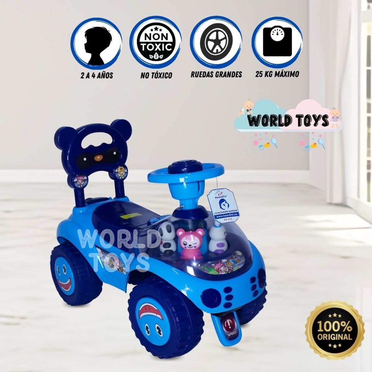 BABY - Correpasillo Montable Didáctico «NILX»  Blue