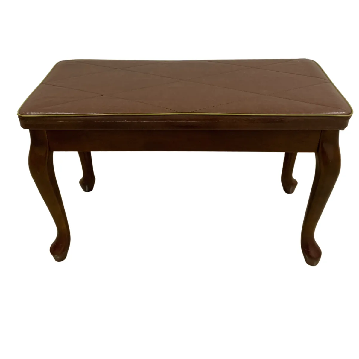 GENERICO - BANQUETA DE MADERA COLOR MARRON CAOBA