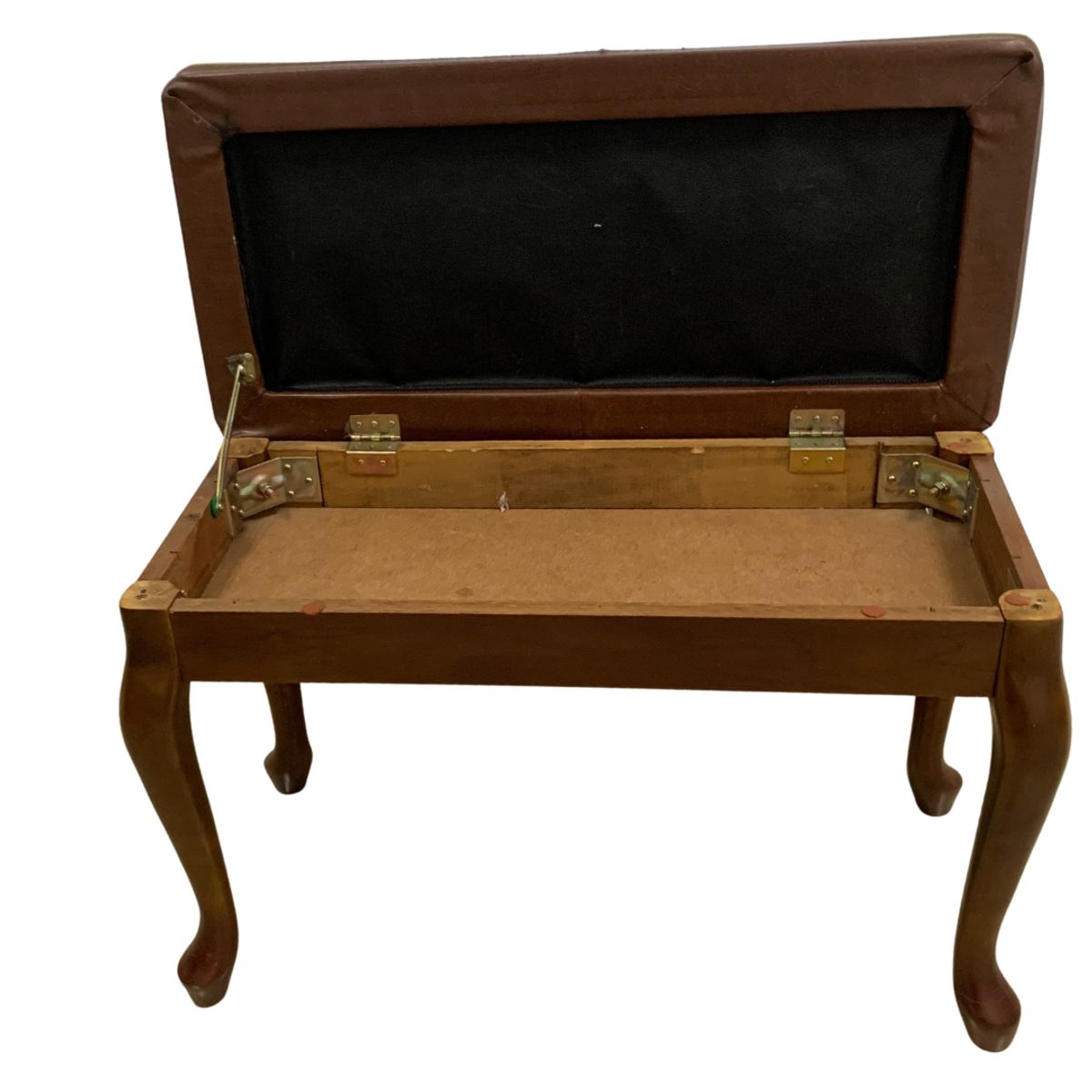 GENERICO - BANQUETA DE MADERA COLOR MARRON CAOBA