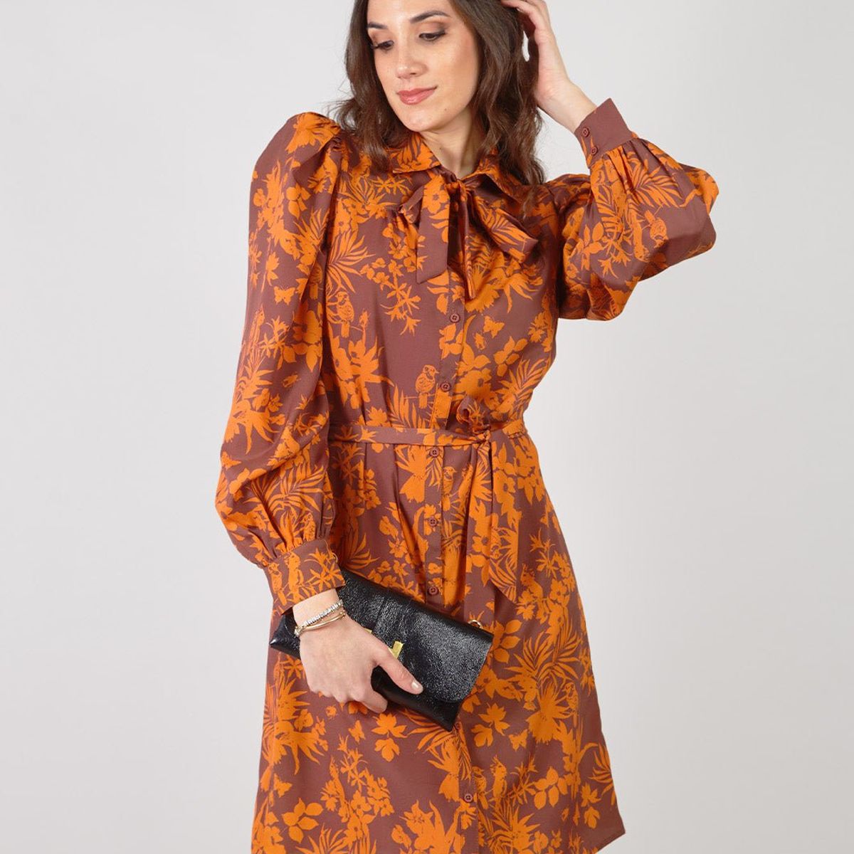 MICHELLE BELAU - VESTIDOS MANGA LARGA VD00844ACP TMAR S