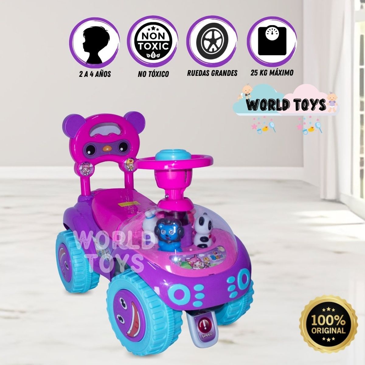 BABY - Correpasillo Montable Didáctico «NILX» Purple