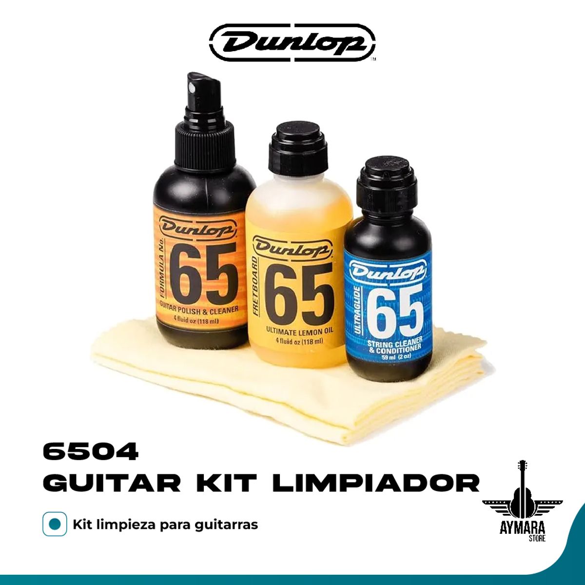 DUNLOP - Dunlop 6504 - Guitar Tech Care Kit Limpiador