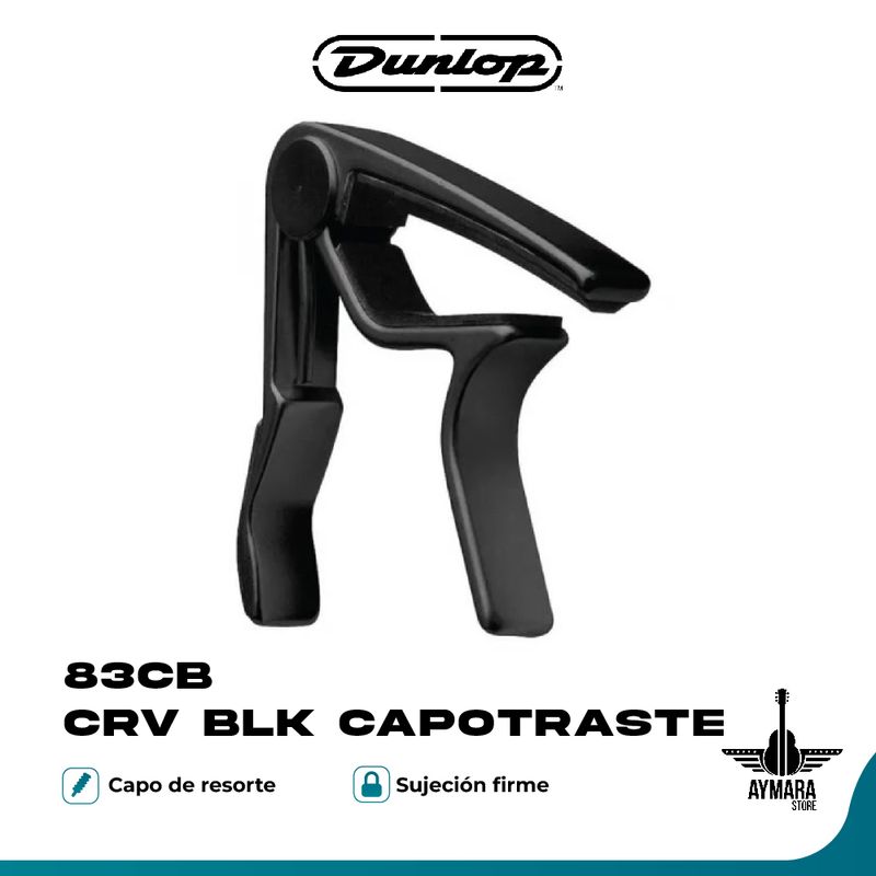 DUNLOP - Dunlop 83CB - Trigger CRV BLK Capotraste
