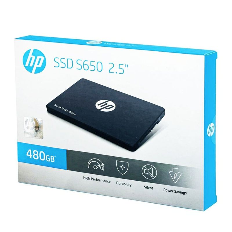 HP - DISCO SOLIDO SSD HP S650 345M9AAABB 480GB NEGRO