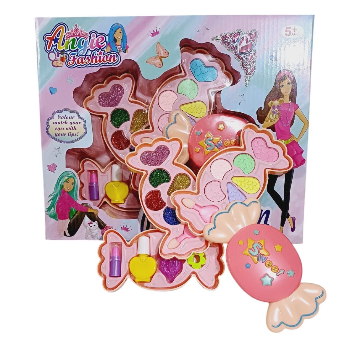 GENERICO - Juguete De Maquillaje Real Para Niñas Modelo Caramelo