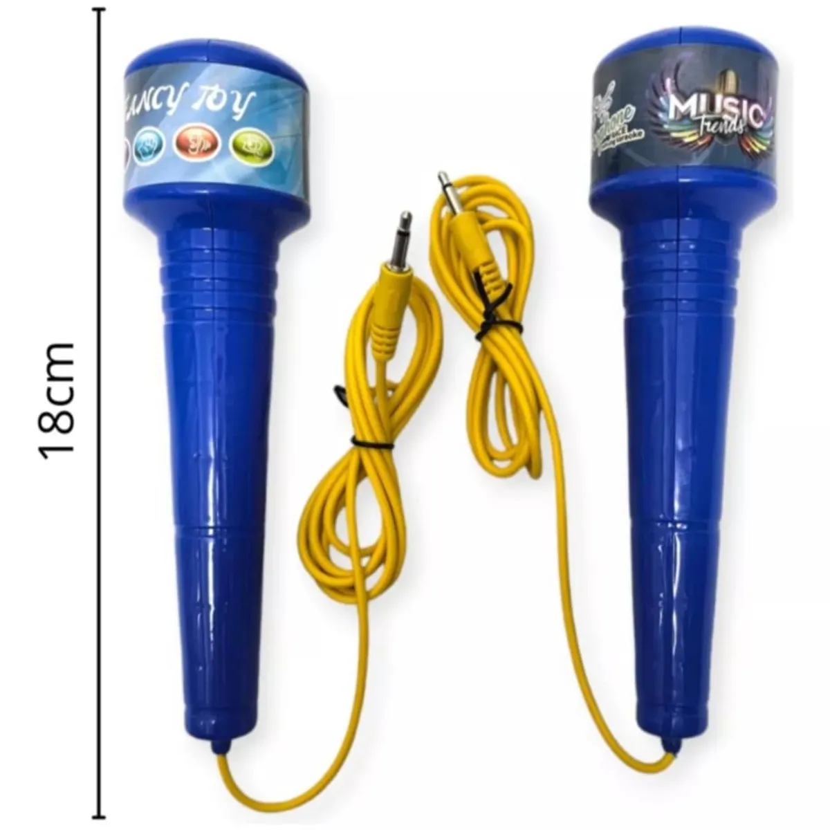 GENERICO - Microfono Doble Juguete de Niños Niñas Karaoke Musical