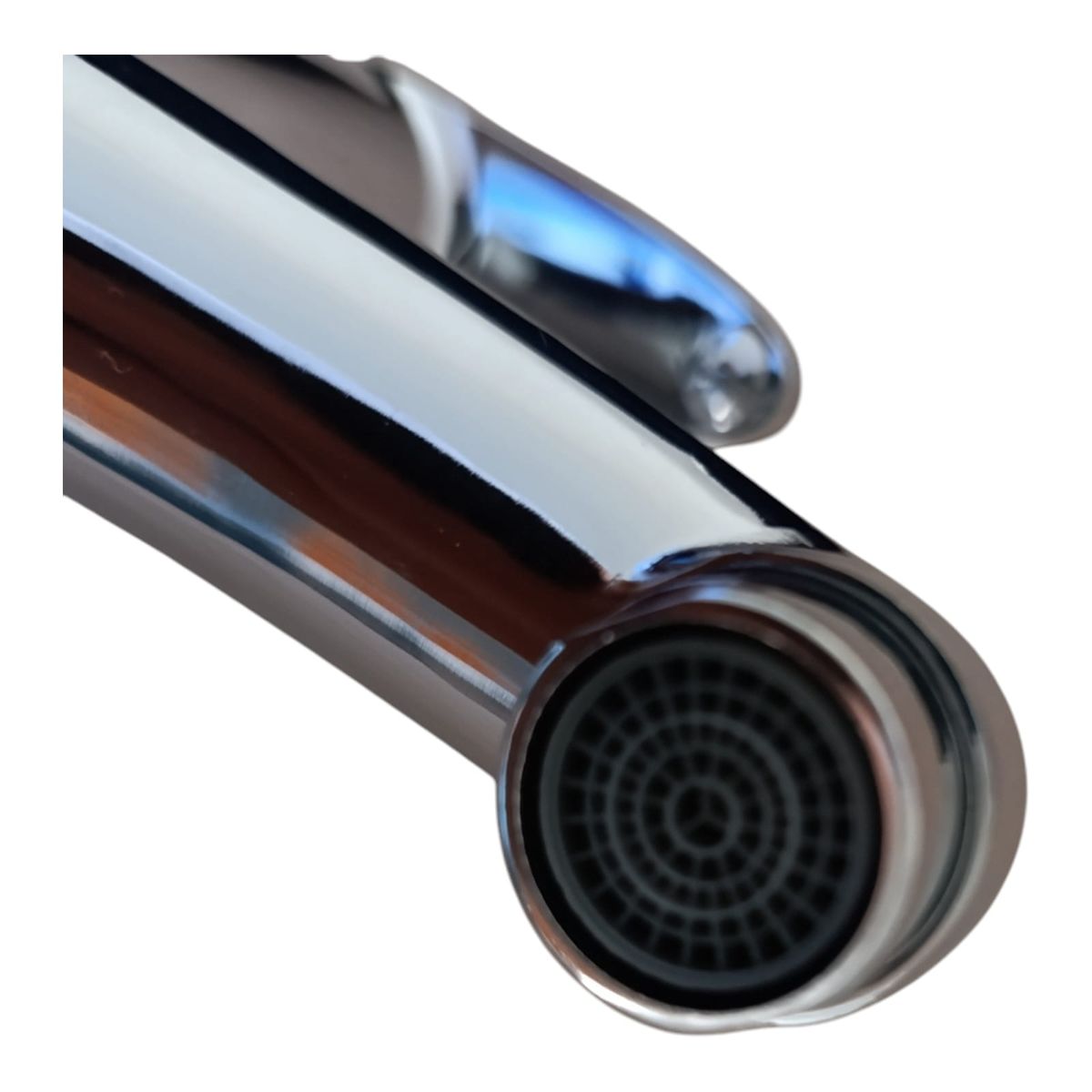 GENERICO - Grifo Llave Monocomando Agua fría para Lavabo Lavamanos Acero Cromado