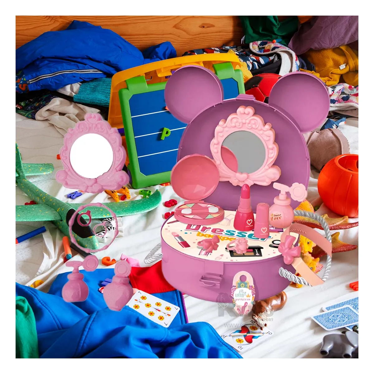 GENERICO - Estuche Innovador para Niñas Color Morado Y+Gift MiniAgenda