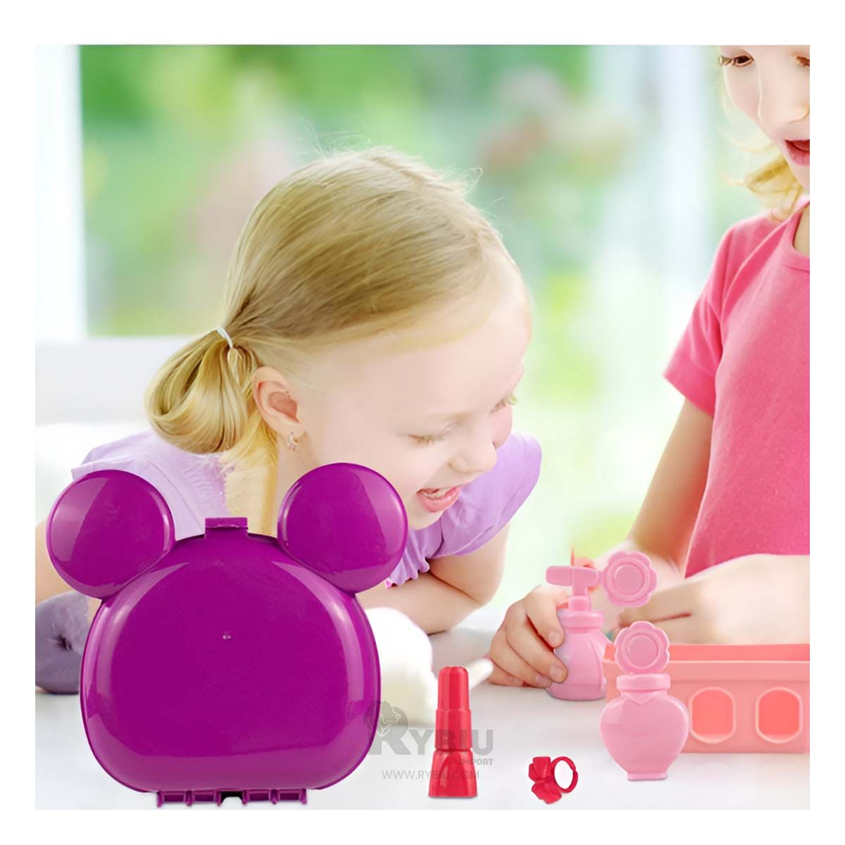 GENERICO - Estuche para Creatividad de Niñas en Morado Y+Gift Stickers