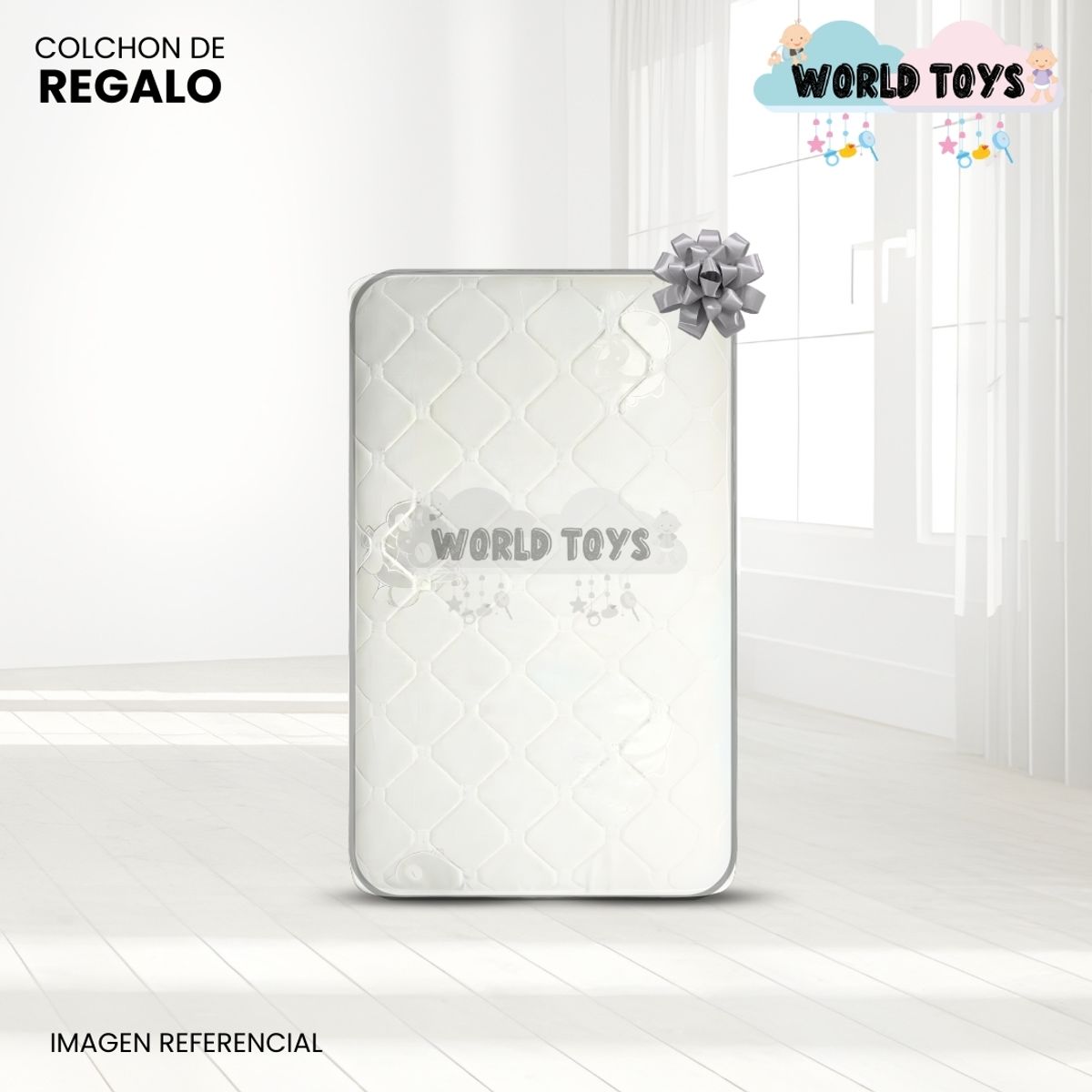 BABY - Cuna Colecho de Lujo «ZEPPELIN» Edición Limitada Sky Blue con Colchón