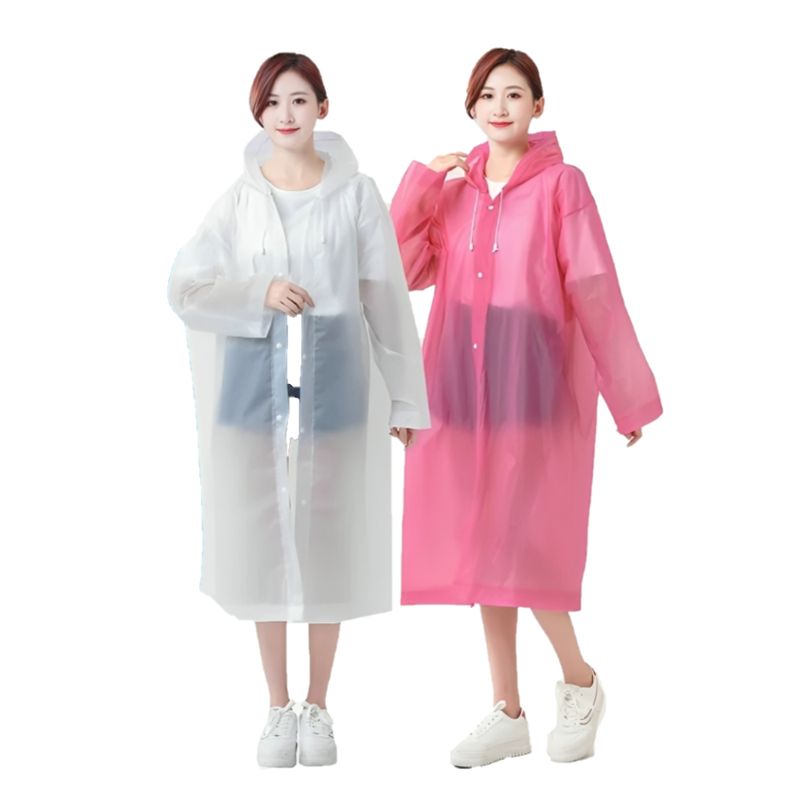 GENERICO - Set x2 Poncho Ligero Impermeable - Unisex Adulto