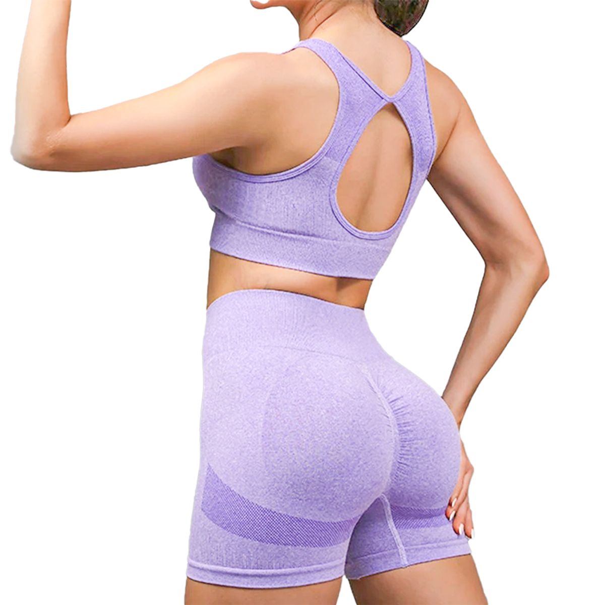 GENERICO - CONJUNTO SHORT PUSH UP Y TOP CON COPA