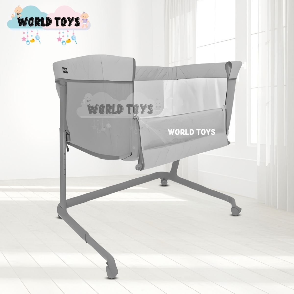 BABY - Cuna Colecho de Lujo «ZEPPELIN» Edición Limitada Pink con Colchón