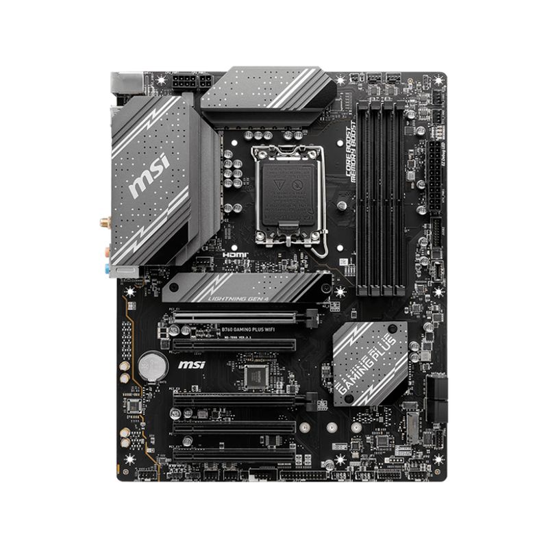 MSI - PLACA BASE MSI LGA1700 DDR5 INTEL B760 PN B760 GAMING PLUS WIFI