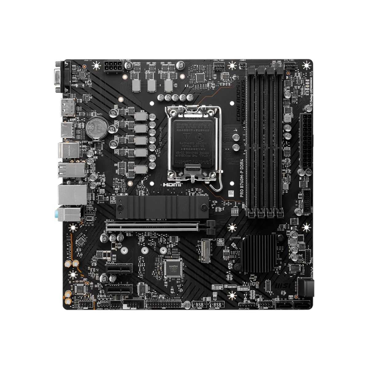 MSI - MOTHERBOARD MSI PRO B760M-P DDR4 LGA1700 PN PRO B760M-P DDR4