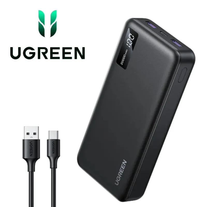 UGREEN - POWER BANK UGREEN 20.000 mAh Cargador Carga Rapida Portatil 20W PB312