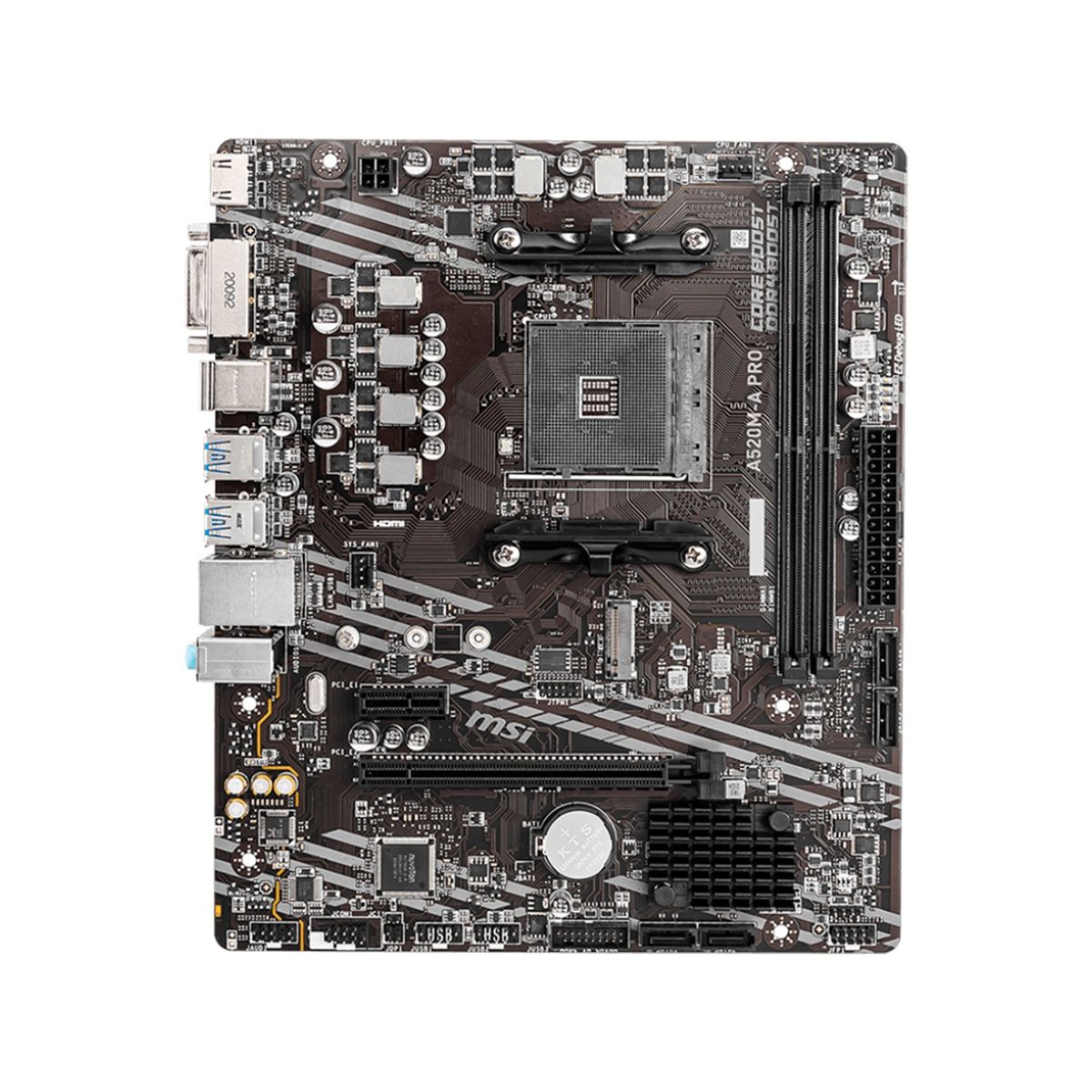 MSI - MOTHERBOARD MSI A520M-A PRO CHIPSET AMD A520 PN A520M-A PRO