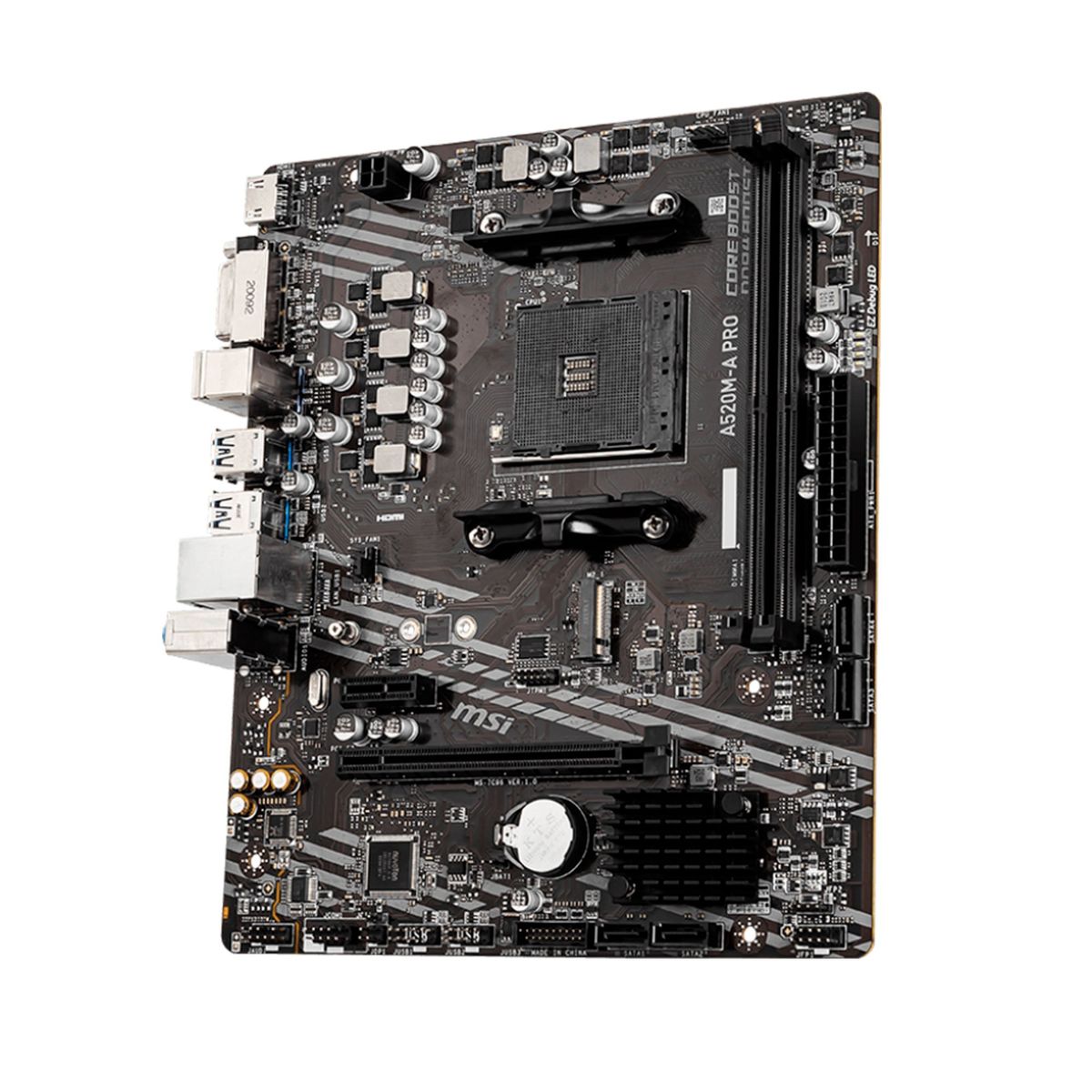 MSI - MOTHERBOARD MSI A520M-A PRO CHIPSET AMD A520 PN A520M-A PRO