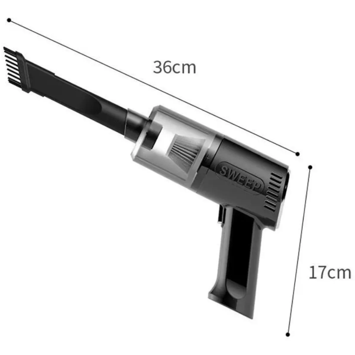 GENERICO - Aspirador Inalámbrico Uso para el Hogar y el Auto PCMOS 120w