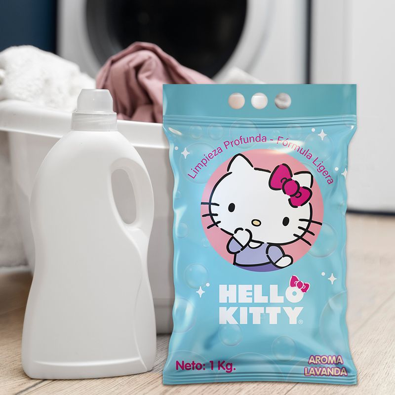 HELLO KITTY - Detergente en Polvo Hello Kitty de 1Kg