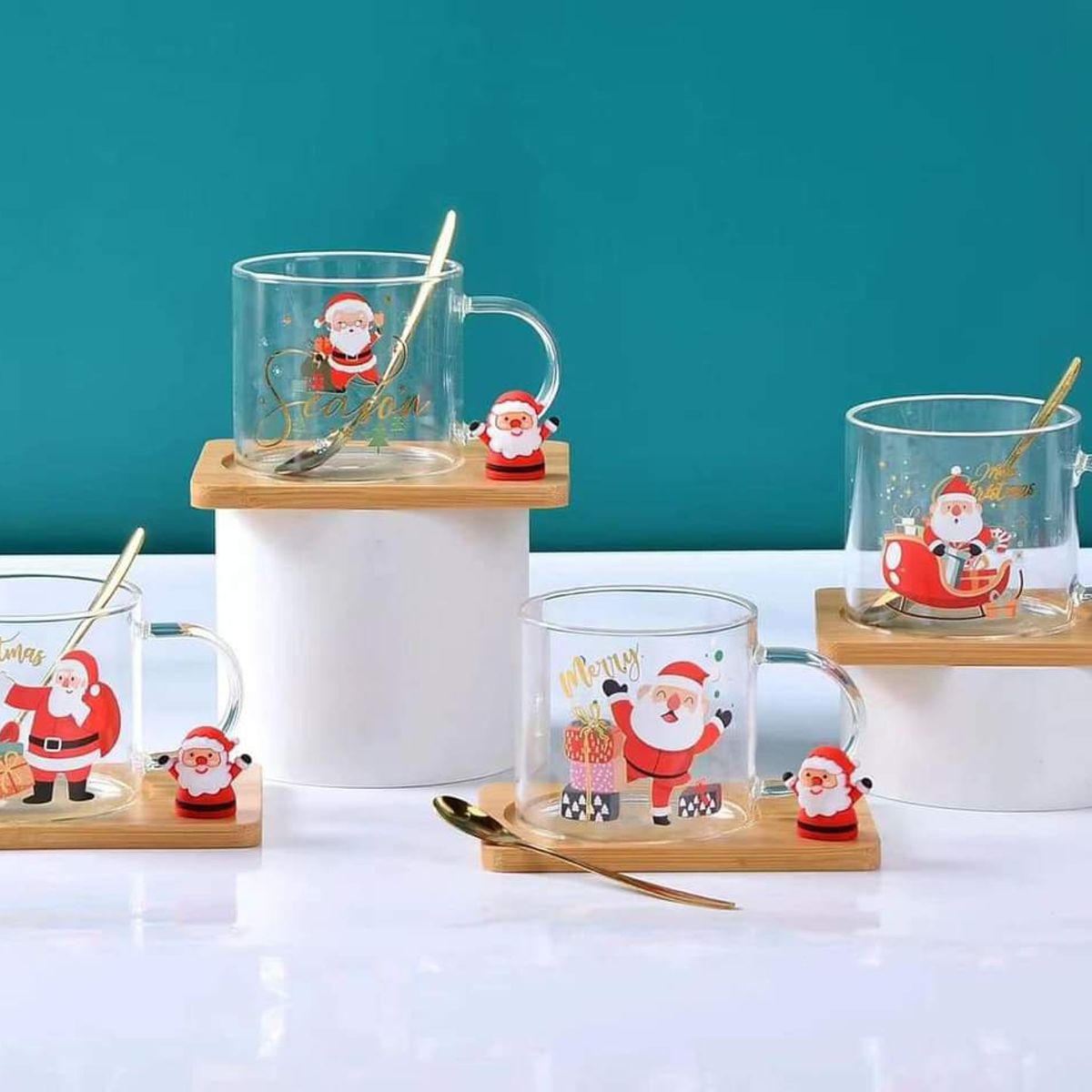 GENERICO - Taza Navideña de vidrio