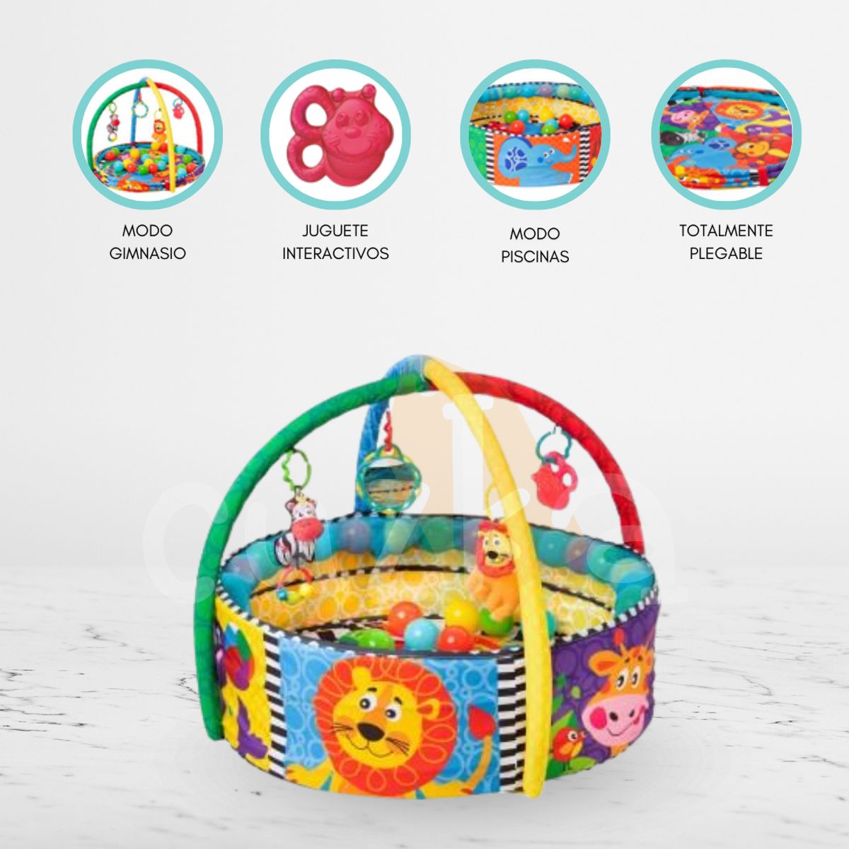INFANTI - Gimnasio Didáctico Piscina de Juego «POOL» Multicolor