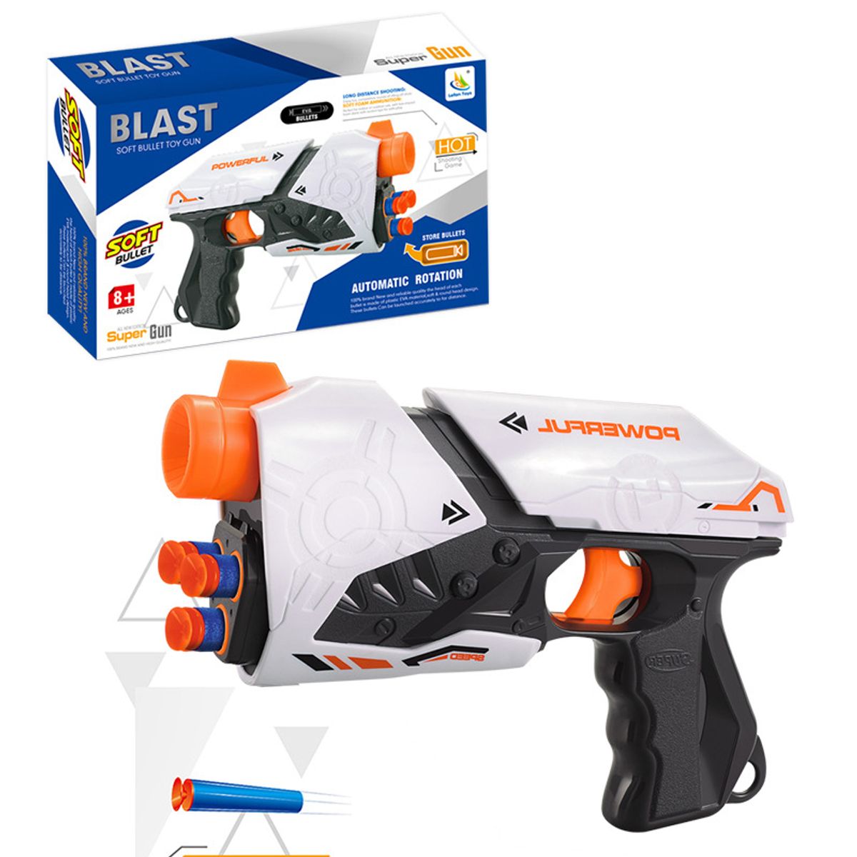 KAST PE - BLAST™ Pistola de juguete con lanza dardos