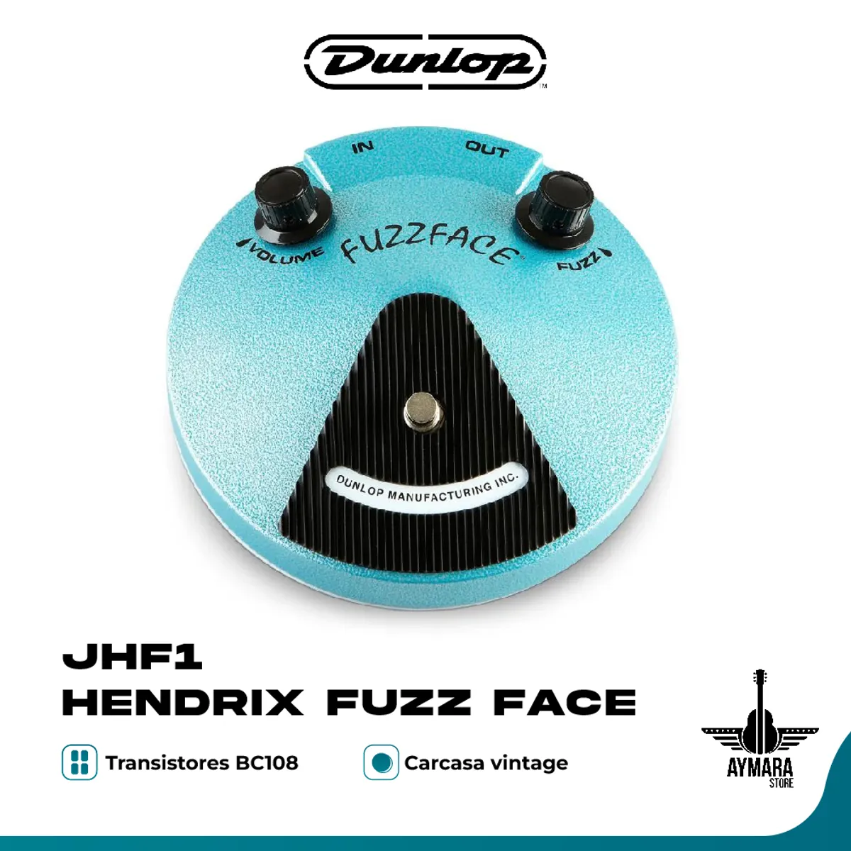 DUNLOP - Dunlop JHF1 - Caja Pedal Hendrix Fuzz Face