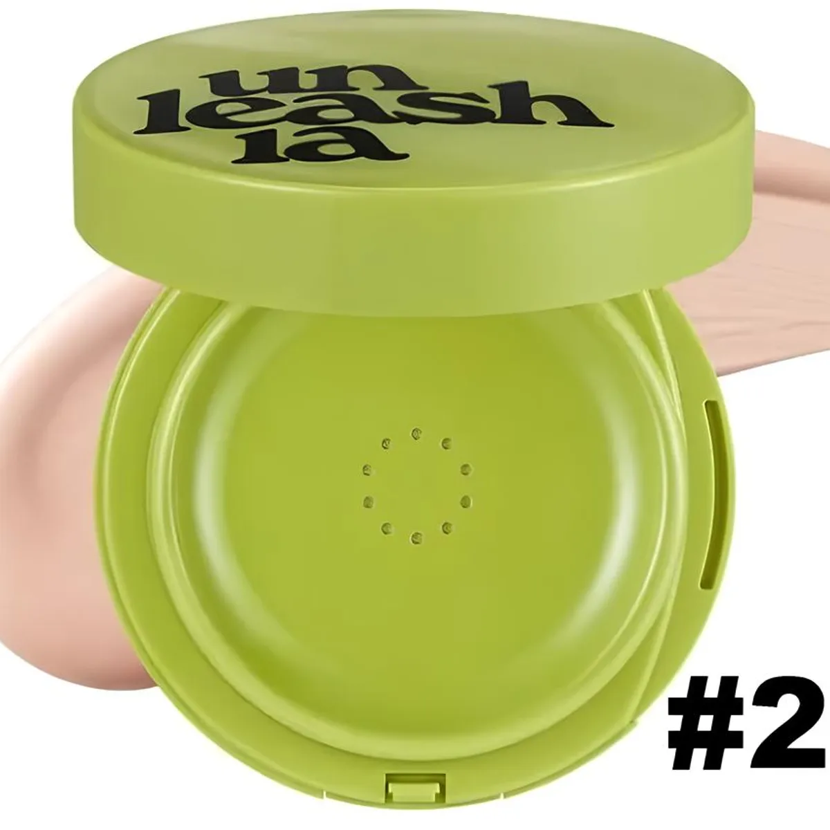 MISSHA - Unleashia SATIN WEAR HEALTHY-GREEN CUSHION 15g 27W PITCH TEN