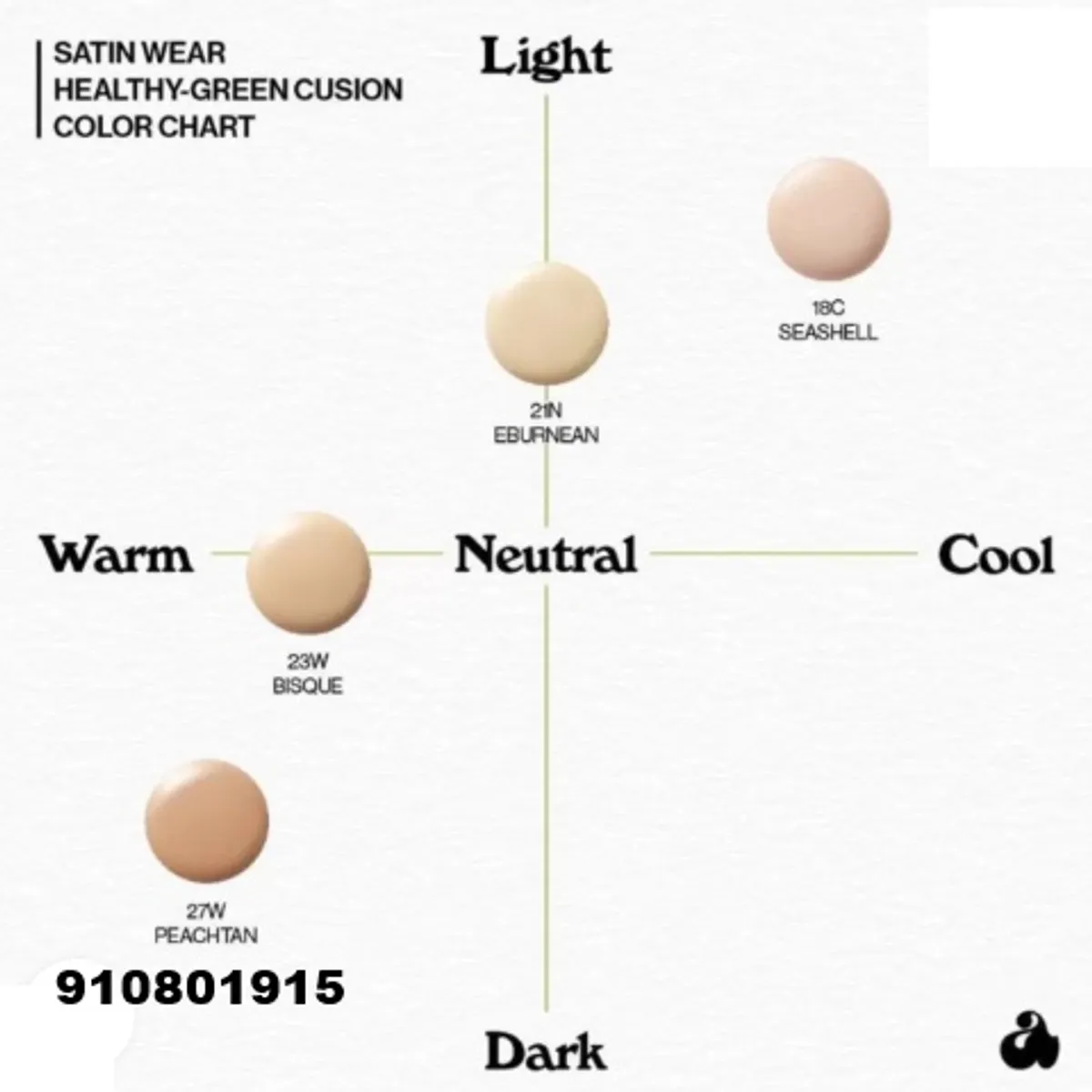 MISSHA - Unleashia SATIN WEAR HEALTHY-GREEN CUSHION 15g 27W PITCH TEN