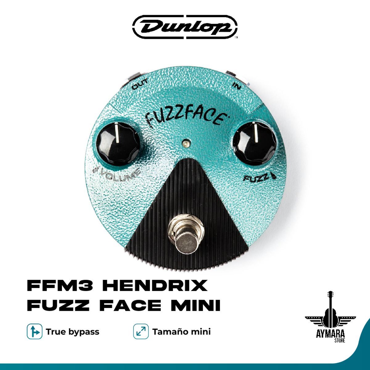 DUNLOP - Dunlop FFM3 Pedal Hendrix Fuzz Face Mini