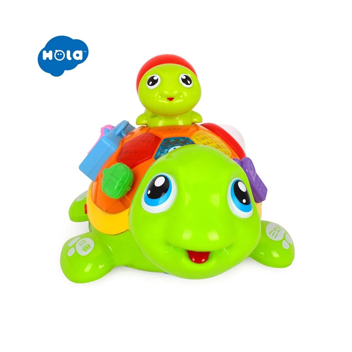 GENERICO - Juguete Interactivo de Tortuga Mamá Bebé Hola
