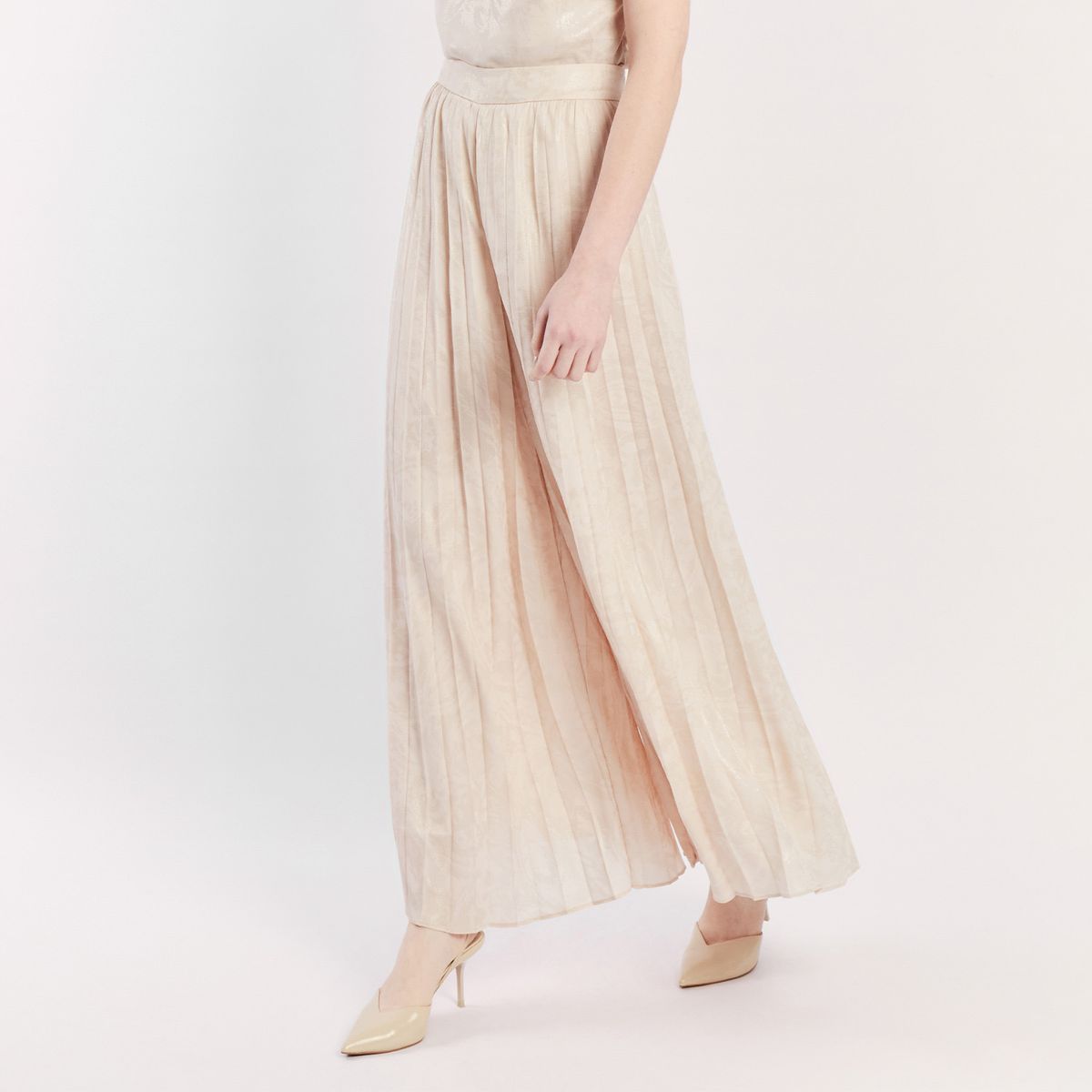 CAMILA VIALI - Camila Viali Pantalón florencia beige largo para mujer