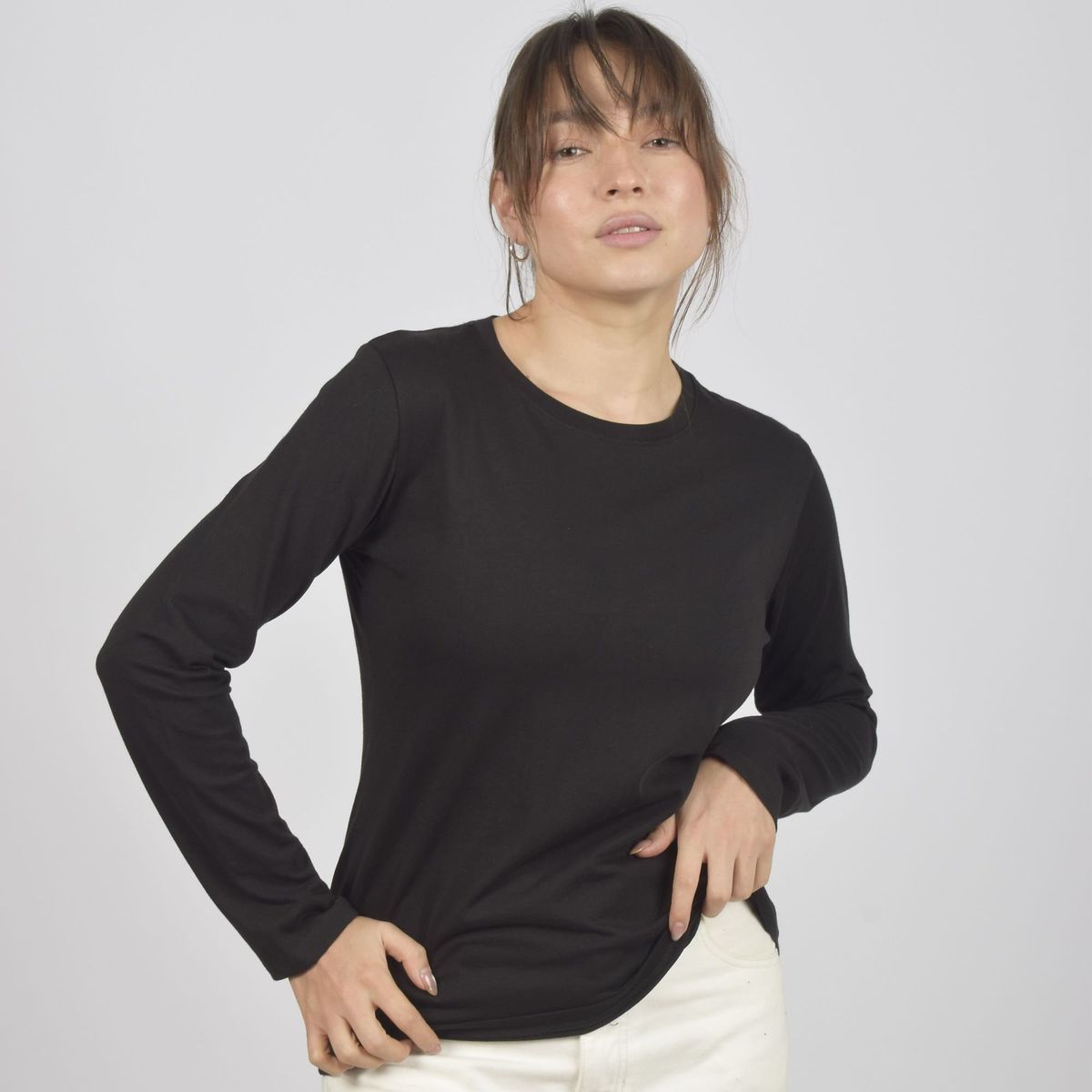 GELSOMINO - POLO ALGODÓN PIMA MANGA LARGA