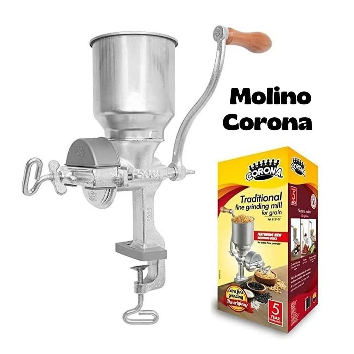 GENERICO - Molino Manual Para Granos Corona