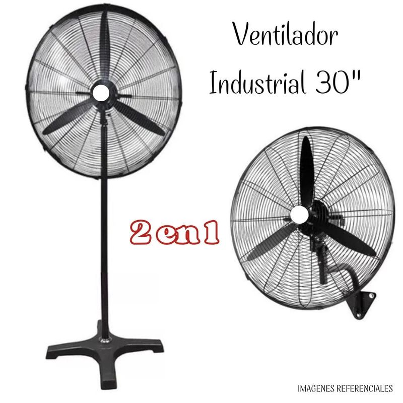 MASTER - Ventilador Industrial Premier De 30” Pulgadas 2 en 1 – 200watts