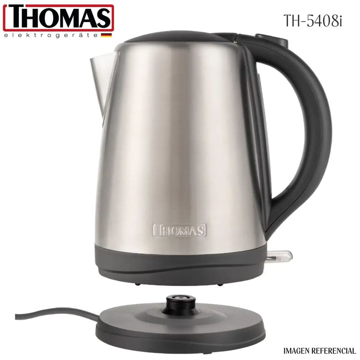 THOMAS - Hervidor Thomas TH-5408i Acero Inox - 1.8 Lt