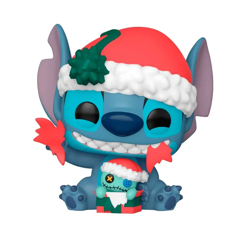 FUNKO - DISNEY STITCH ABRIENDO REGALO NAVIDEÑO FUNKO 1522