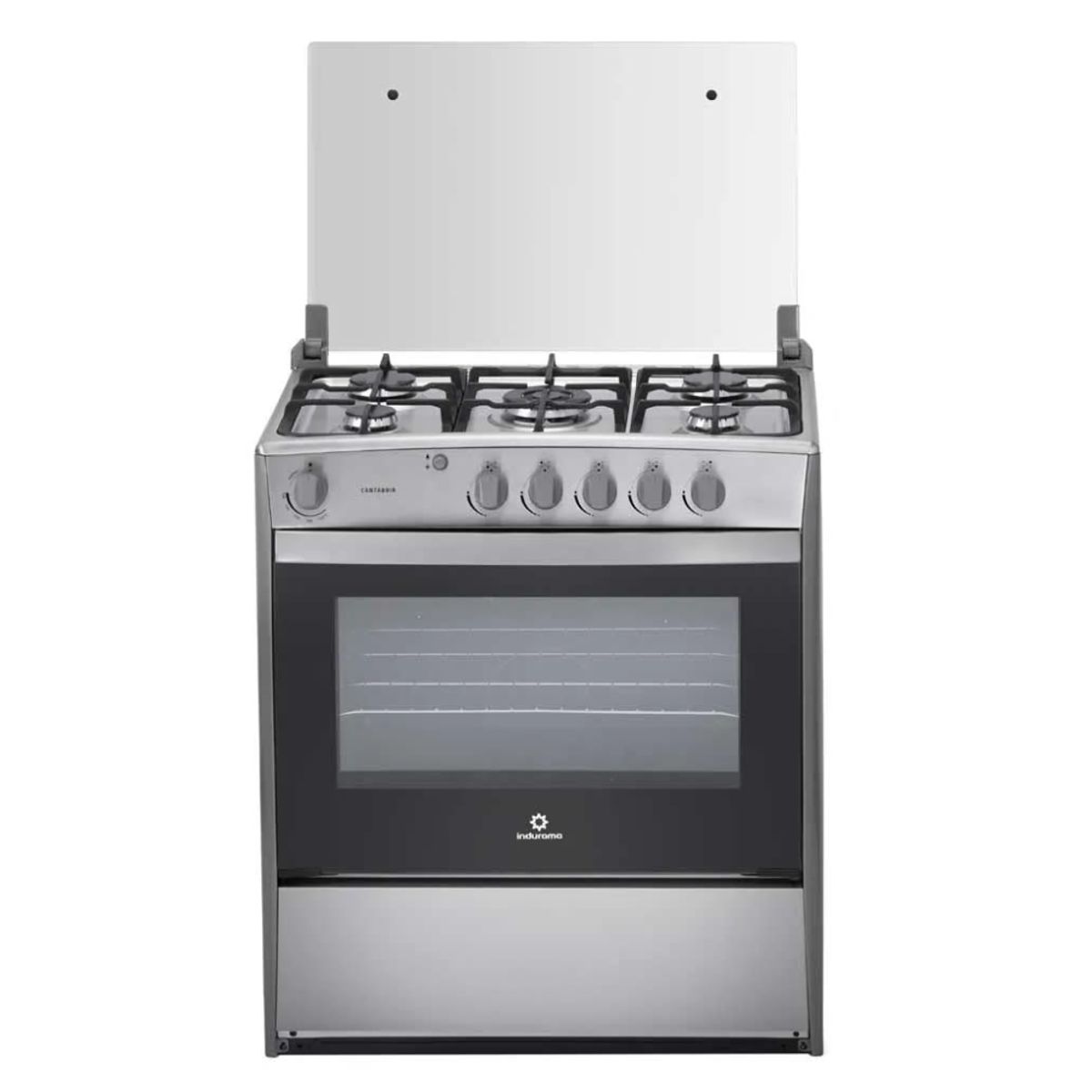 INDURAMA - Cocina a Gas INDURAMA 5 Quemadores CANTABRIA QUARZO Croma