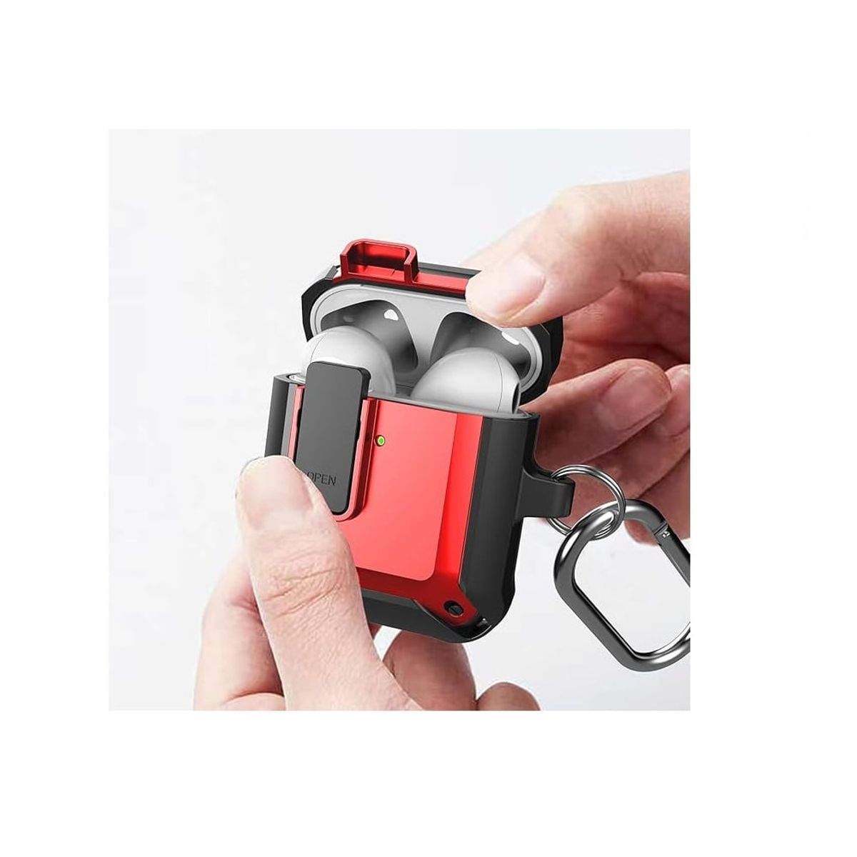 OTTOWARE - Case Mecanic para Airpod 3RA GENERACION Rojo