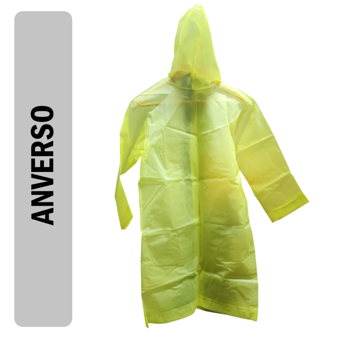 GENERICO - Kit 2 Ponchos Ligeros Impermeable con capucha y botones